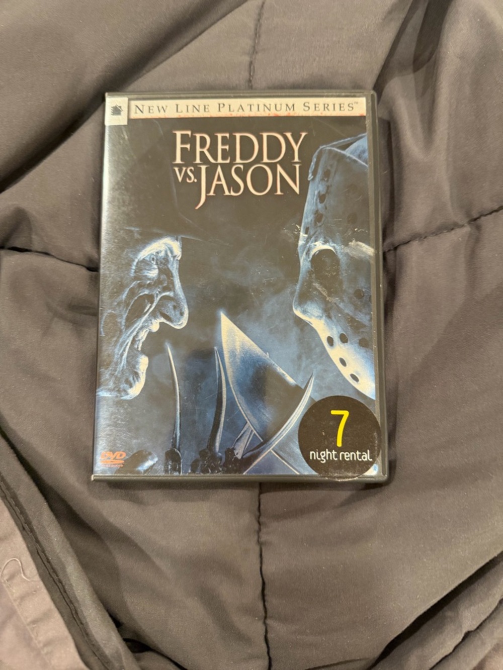 Freddy vs. Jason DVD - Dark Blue & Black Cover